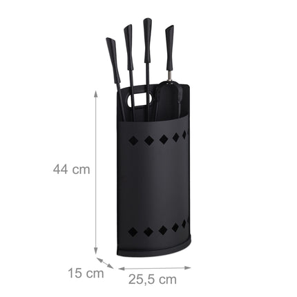Fire stand with 5 parts