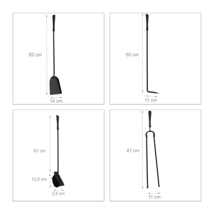 Fire stand with 5 parts
