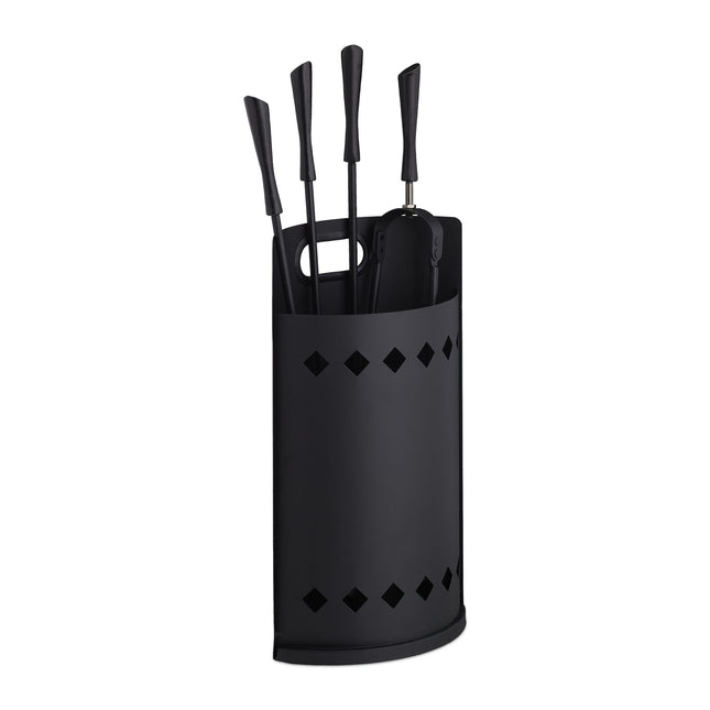 Fire stand with 5 parts