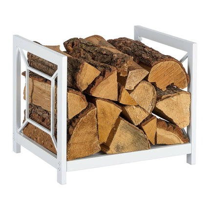 Firewood Rack, Durable Iron, Space-Saving Design