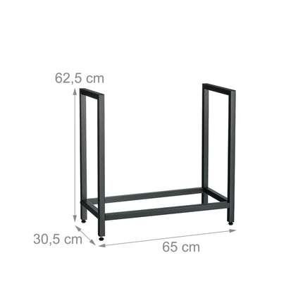 Firewood Rack, Iron – Space-Saving Log Storage