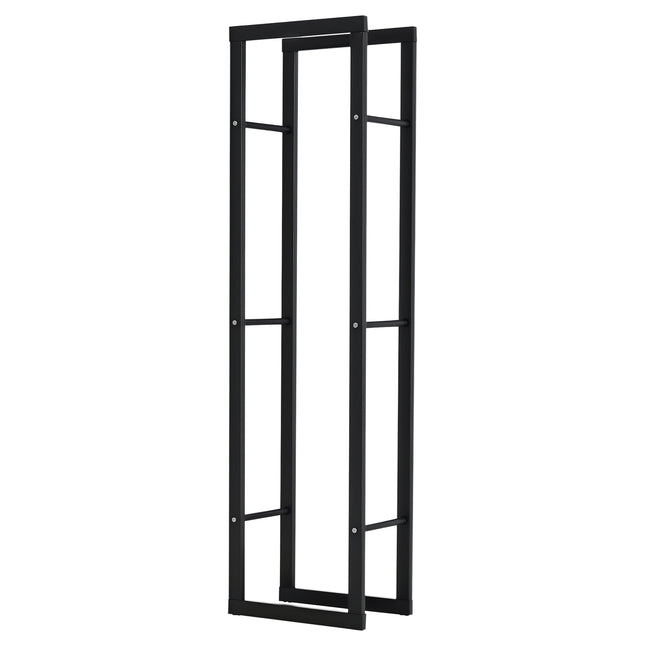Firewood Rack, Metal, 40x25x150 cm, Holds Up to 100kg
