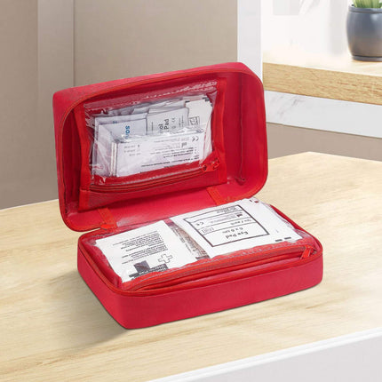 First Aid Kit, 500 Pieces, 600D Nylon Travel Bag