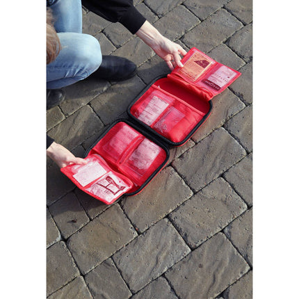 First Aid bag Large 64 parts Red