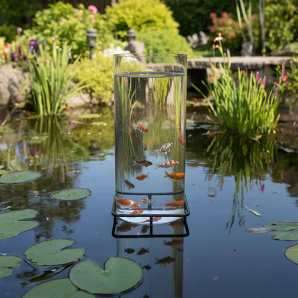Fish Observation Column for Ponds, UV-Stable Acrylic