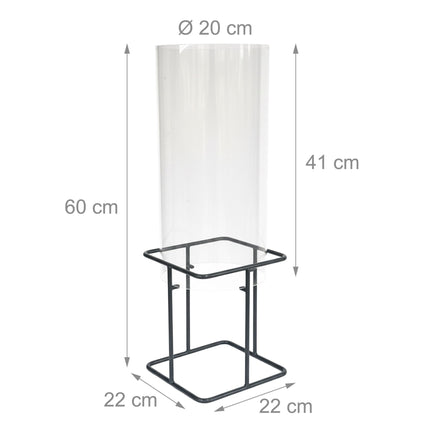Fish Observation Column for Ponds, UV-Stable Acrylic
