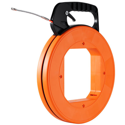 Fish Tape Wire Puller, 100 ft x 1/4 in, PET Case