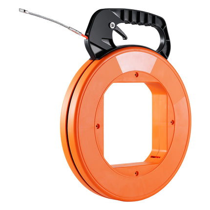 Fish Tape Wire Puller, 100 ft x 1/4 in, PET Case