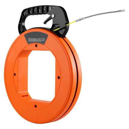 Fish Tape Wire Puller, 200 Ft Fiberglass, 3/16 In