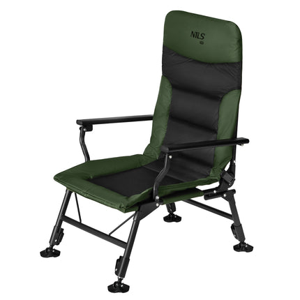 Fishing Chair With Reclining Backrest, 180 kg Steel Frame