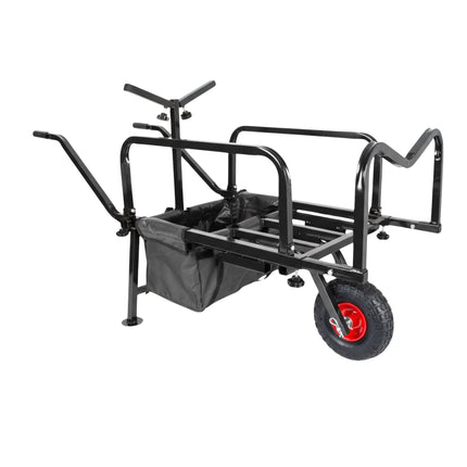 Fishing Trolley with Bag – Metal Frame, Pneumatic Tyres