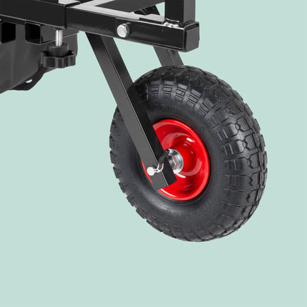 Fishing Trolley with Bag – Metal, Pneumatic Tyres