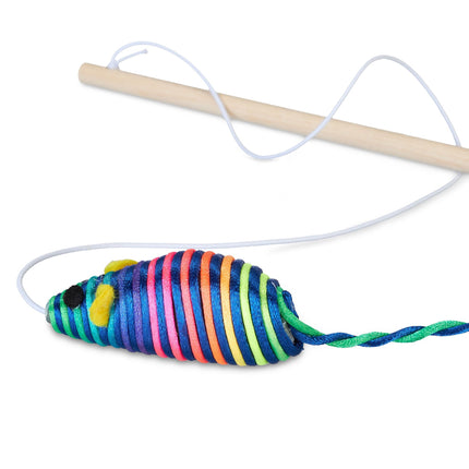 Fishing rod for cat, set of 5
