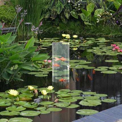 Fish pillar for pond garden