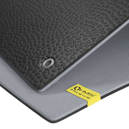 Fitness Mat, Gray-Black, Non-Slip, 6mm Thick