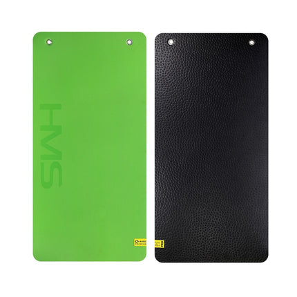 Fitness Mat, Green-Black, Non-Slip, 6mm Thick