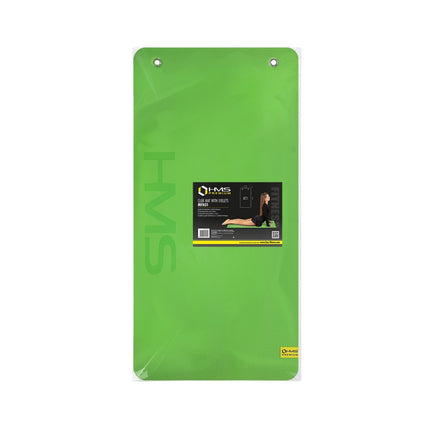 Fitness Mat, Green-Black, Non-Slip, 6mm Thick