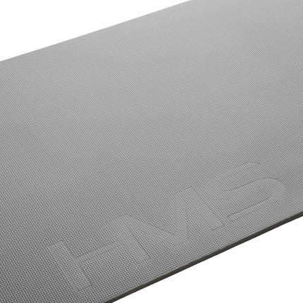 Fitness Mat, Grey-Black, 140x60cm, EVA, 15mm Thick