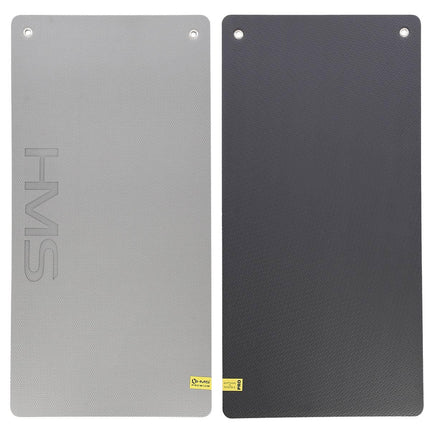 Fitness Mat, Light Grey-Black, 120x60cm, EVA 15mm