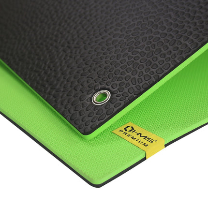 Fitness Mat, Non-Slip, Green-Black, Durable