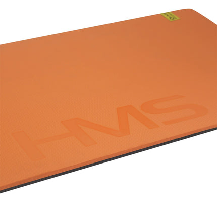 Fitness Mat, Orange-Black, Non-Slip, 6mm Thick