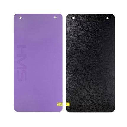 Fitness Mat, Violet-Black, Non-Slip, 6mm Thick