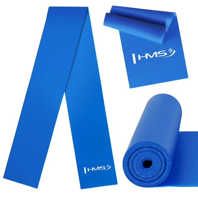 Fitnessweerstandsband, blauw, 1200 x 120 x 0,4 mm