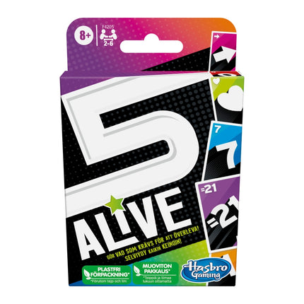 Five Alive Card Game - Bilingual Finnish & Swedish Edition