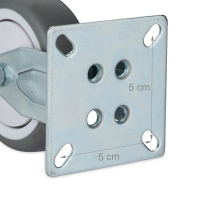 Fixed wheels, 4-pack