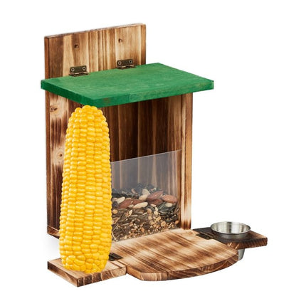 Flamed squirrel feeder