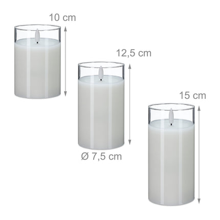 Flameless LED Candles Set with Remote Control