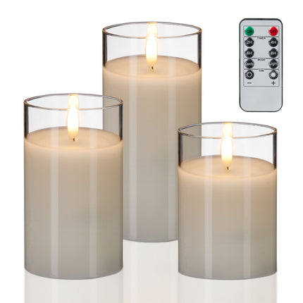 Flameless LED Candles Set with Remote Control