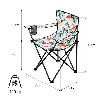 Flamingo Camping Chair, Lightweight, Foldable
