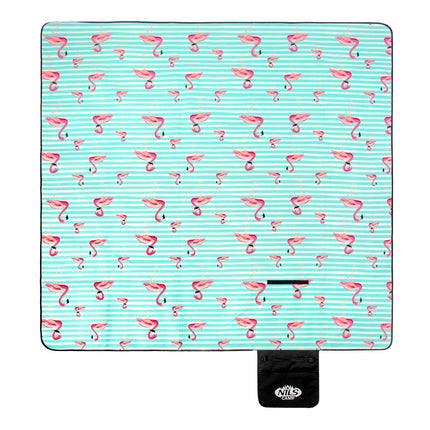 Flamingo Picnic Mat 200x200 cm, Waterproof PE/Alu