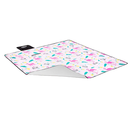 Flamingo Picnic Mat 200x200 cm, Waterproof PE Alu