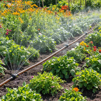 Flat Garden Sprinkler Hose for Even Irrigation