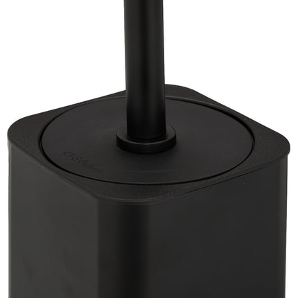 Flat Toilet Brush with Wall-Mounted Holder