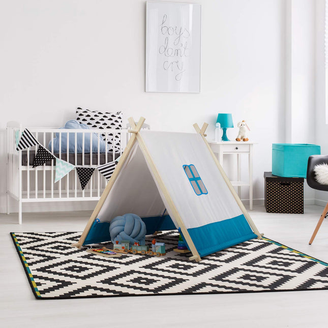 Flat play tent for children