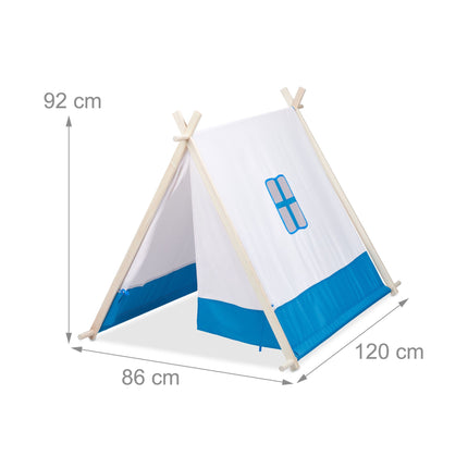 Flat play tent for children