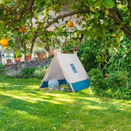 Flat play tent for children