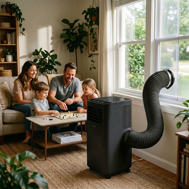 Flexible Black Vent Hose, 5m - 100mm, PVC & Aluminium