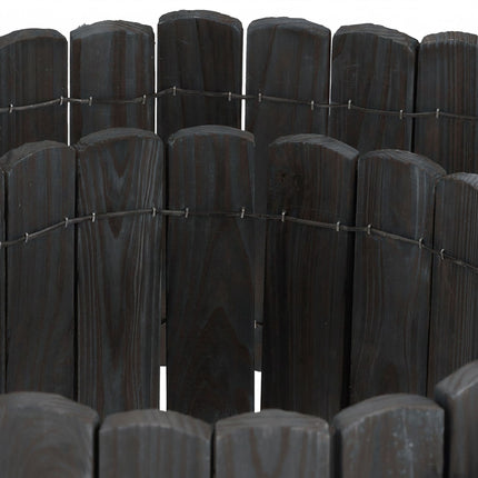 Flexible Wooden Garden Bed Edging – Spruce, Wire Backing