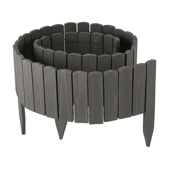 Flexible Wooden Garden Edging – Weather-Resistant, Easy Installation