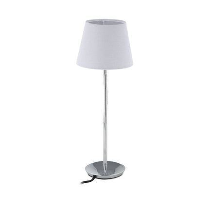 Flexible table lamp with fabric shade