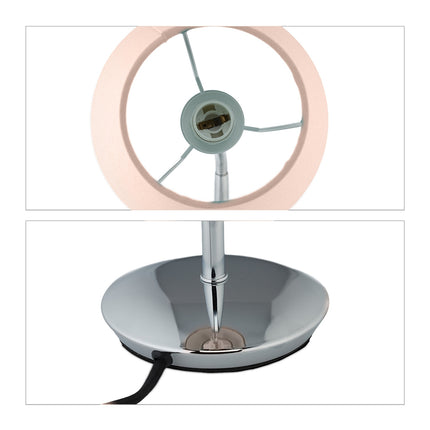Flexible table lamp with fabric shade