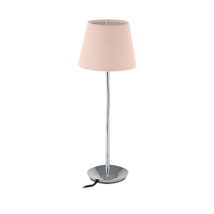 Flexible table lamp with fabric shade