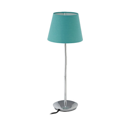 Flexible table lamp with fabric shade