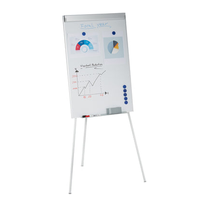 Flipchart Whiteboard with Paper Holder, Magnetic Surface
