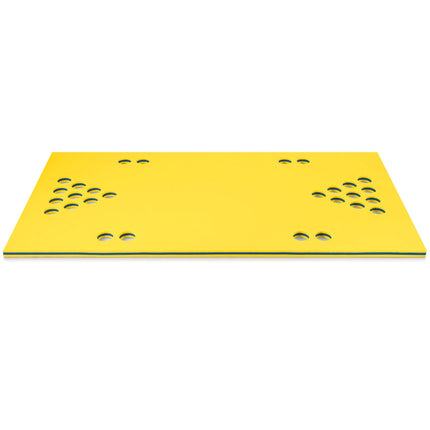 Floating Beer Pong Table, 5.5 ft XPE Pad, Yellow