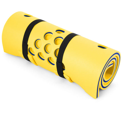 Floating Beer Pong Table, 5.5 ft XPE Pad, Yellow